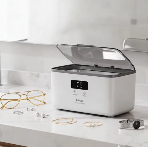 Smart Mini Portable Ultrasonic Cleaner Electric Sonic Bath Device for Home Appliance Cleaning for Sunglasses & Jewellery