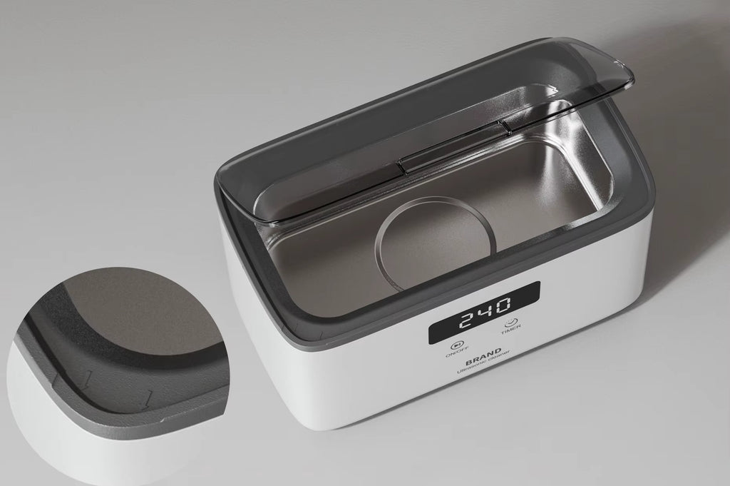 Smart Mini Portable Ultrasonic Cleaner Electric Sonic Bath Device for Home Appliance Cleaning for Sunglasses & Jewellery